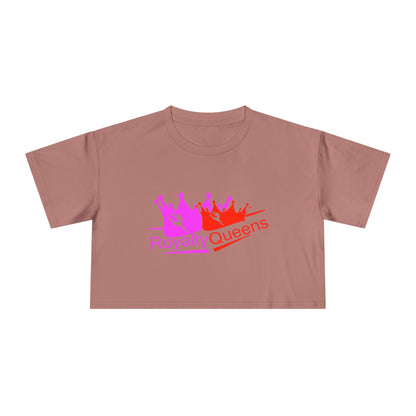 Royalty Queens Women's Crop Tee for Confident Style, Perfect for Festivals, Parties, Birthdays, Gifts & Casual Wear