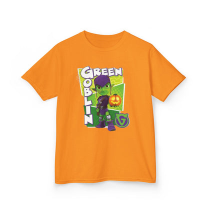 Kids Green Goblin Tee - Fun Halloween T-Shirt for Kids