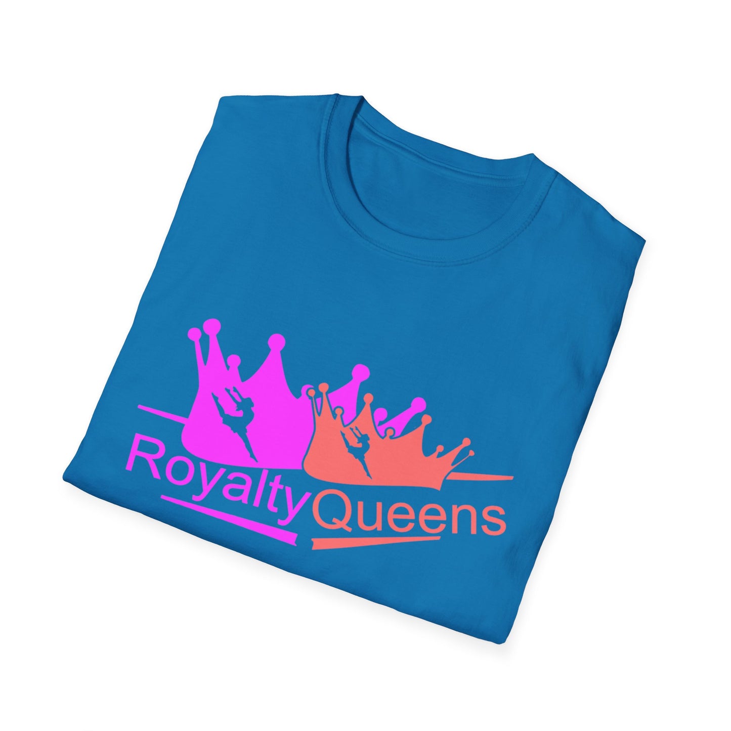 Royalty Queens Unisex Softstyle T-Shirt - Comfortable Casual Tee for Women, Birthday Gift, Queen Vibes, Party Wear, Empowerment Shirt