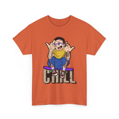 Chill Vibes Unisex Heavy Cotton Tee – Perfect for Relaxed Days