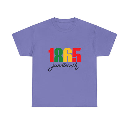 Juneteenth Celebration Tee, Unisex Cotton Shirt, 1865 Juneteenth T-Shirt, Freedom Celebration Apparel, Black History Month Gear