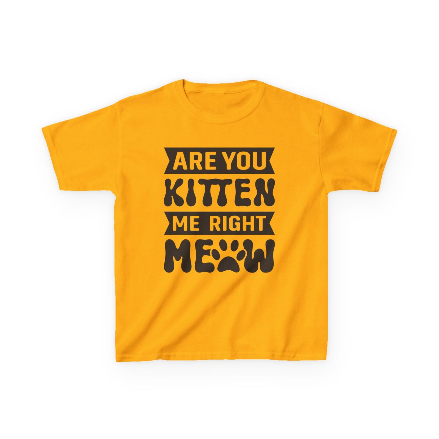 Cute Kids Tee - "Are You Kitten Me Right Meow" T-Shirt for Cat Lovers, Birthday Gift, Funny Pet Shirt, Kids' Humor Clothing, Animal [...]