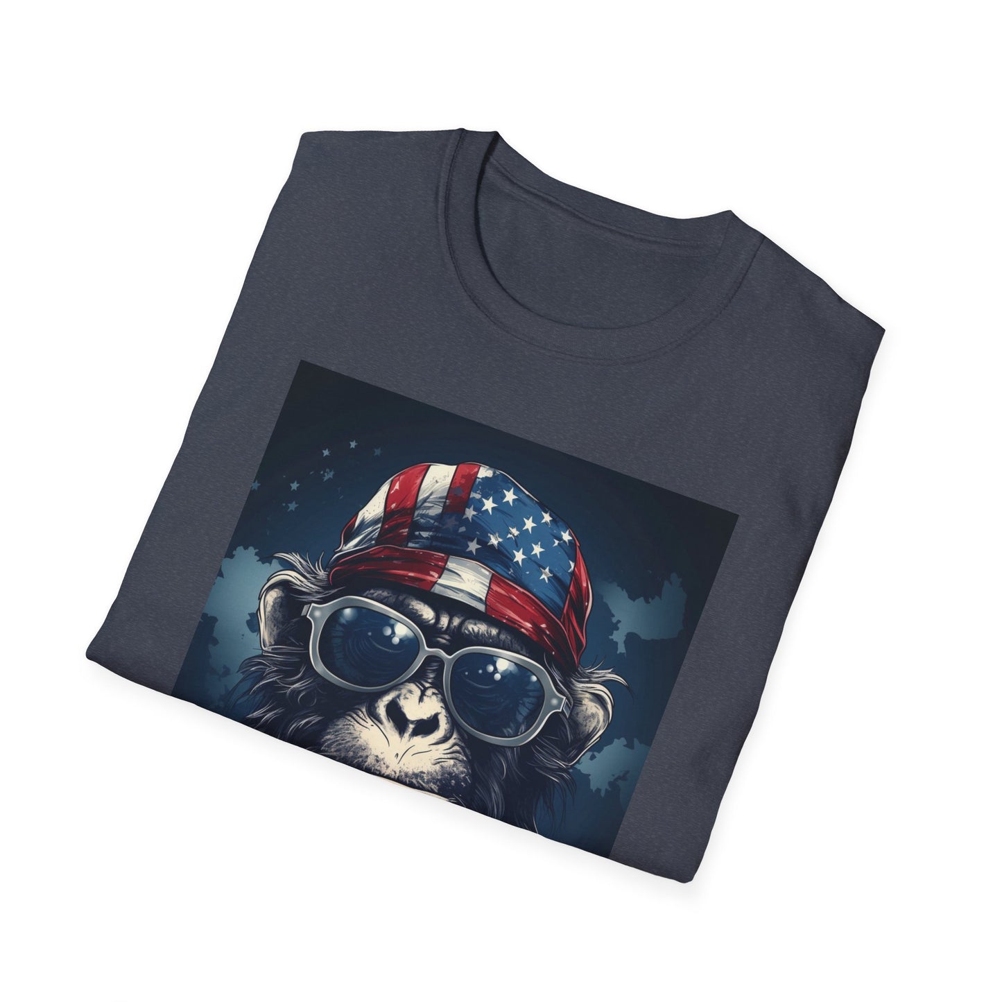 Cool Monkey Graphic T-Shirt, Fun Animal Tee, Summer Casual Wear, Unique Gift for Animal Lovers, Trendy Fashion for All