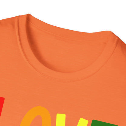 Love Has No Gender Unisex T-Shirt, LGBTQ+ Pride Tee, Comfort Fit Shirt, Gift for Allies, Inclusivity Apparel, Birthday Celebration Top