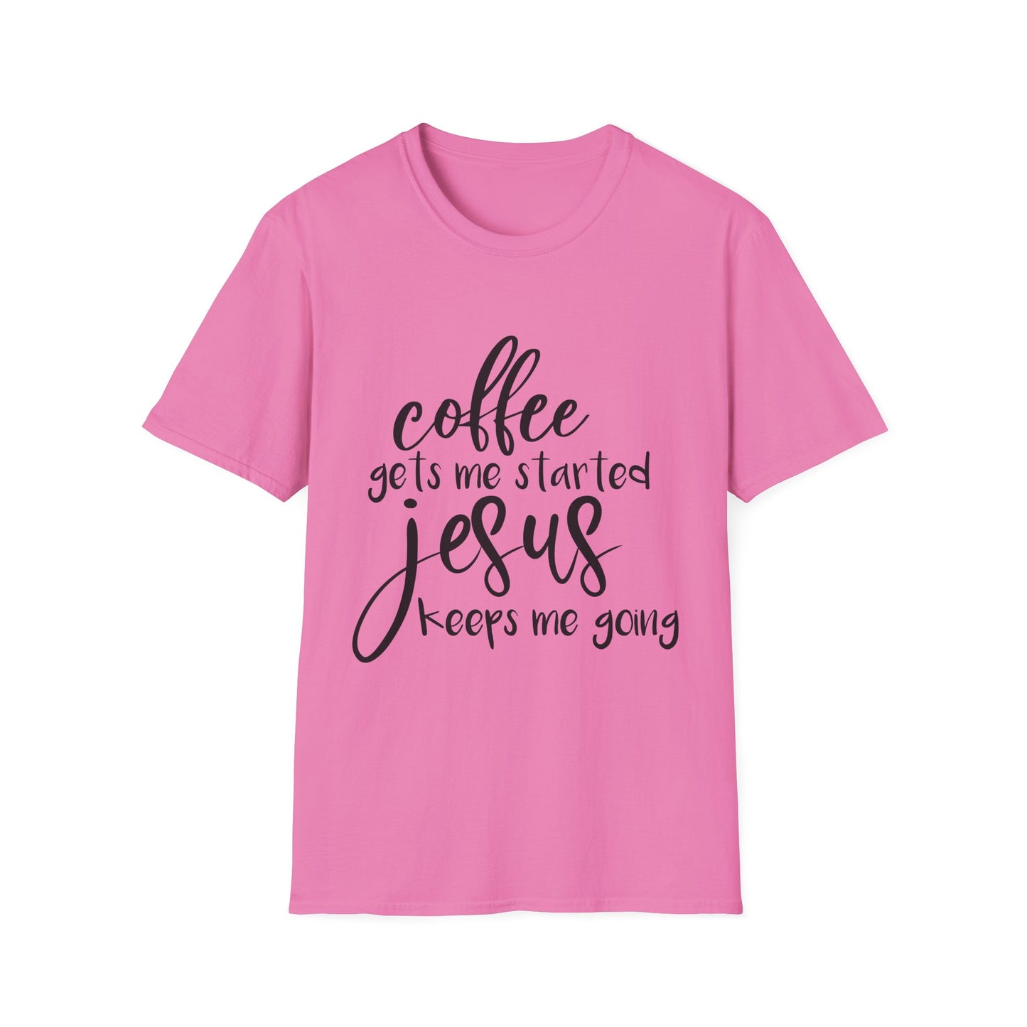 Coffee & Jesus Unisex Softstyle T-Shirt - Inspirational Christian Tee