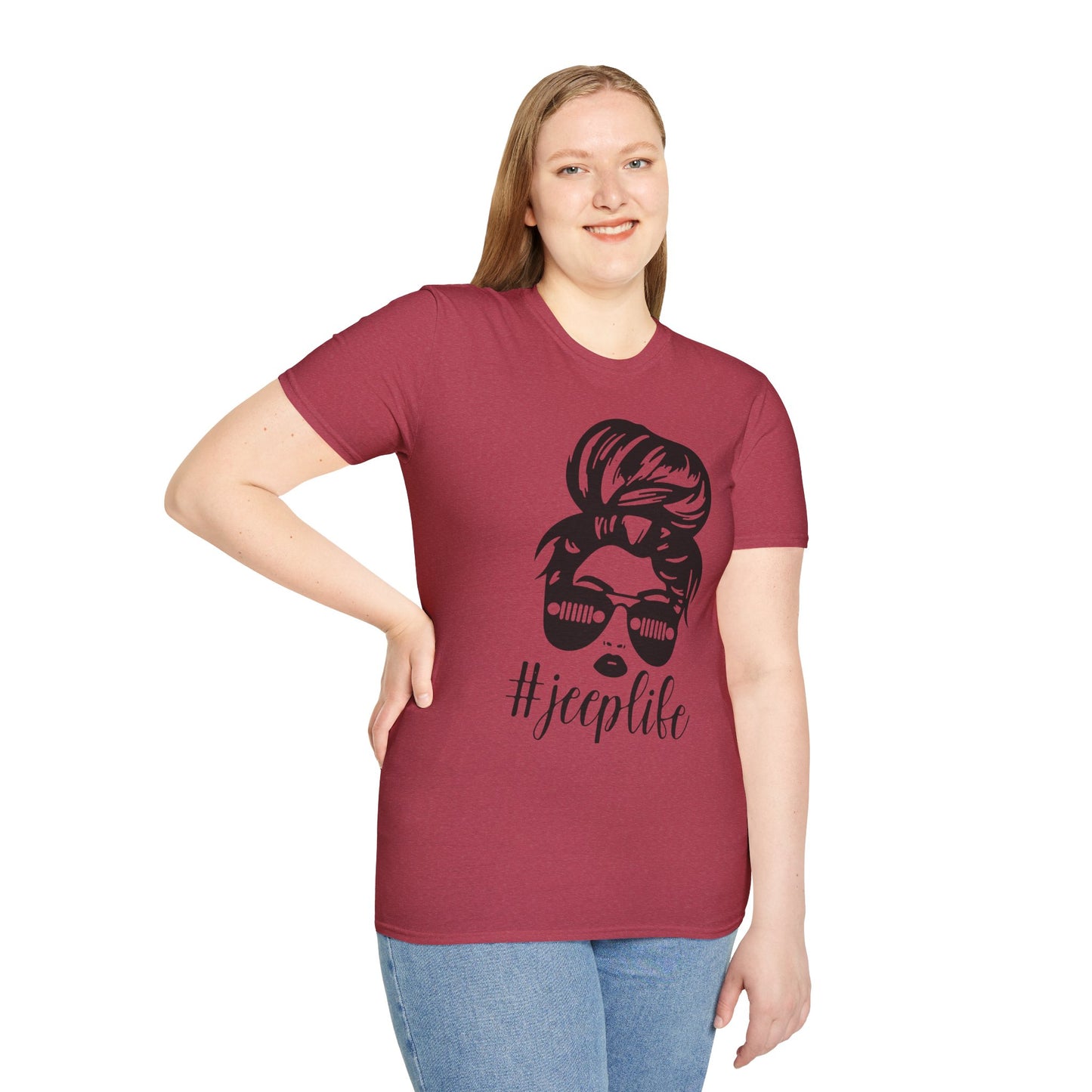 #jeeplife Unisex Softstyle T-Shirt - Fun Off-Road Adventure Tee