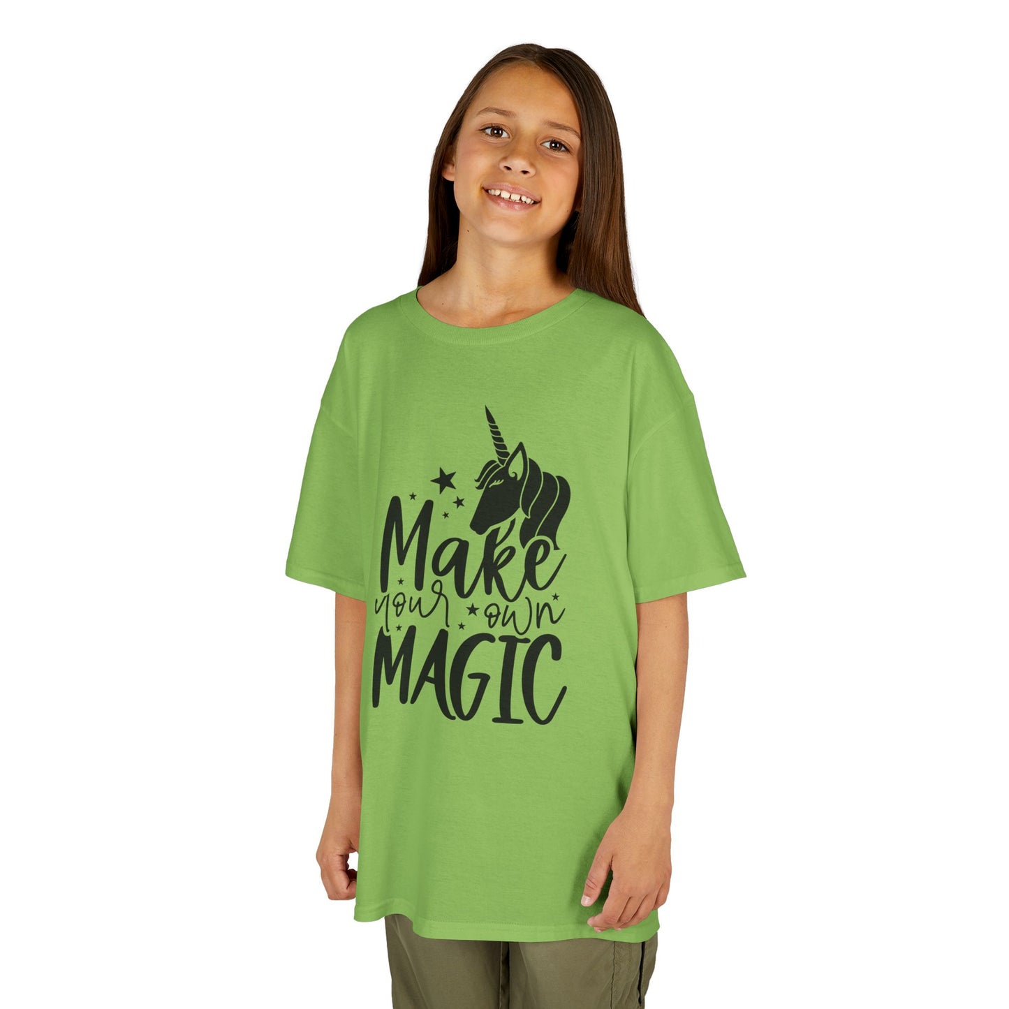 Kids Unicorn Magic Tee - 'Make Your Own Magic' Cotton Shirt