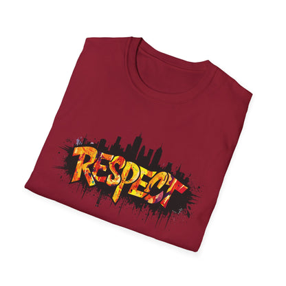 Respect Graphic Unisex T-Shirt, Urban Style Tee, Streetwear Top, Casual Wear, Gift for Friends, Stylish Statement Shirt