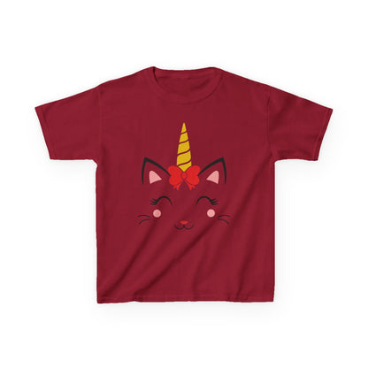 Cute Unicorn Kids Heavy Cotton Tee - Perfect for Birthdays and Everyday Fun!