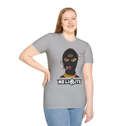 Unisex Softstyle T-Shirt - No Limits Graphic Tee for Bold Individuals
