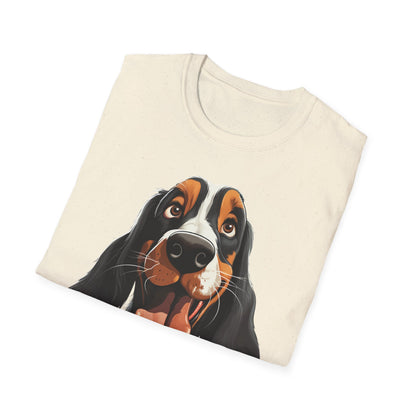 Cute Dog Graphic Unisex Softstyle T-Shirt - Perfect for Pet Lovers