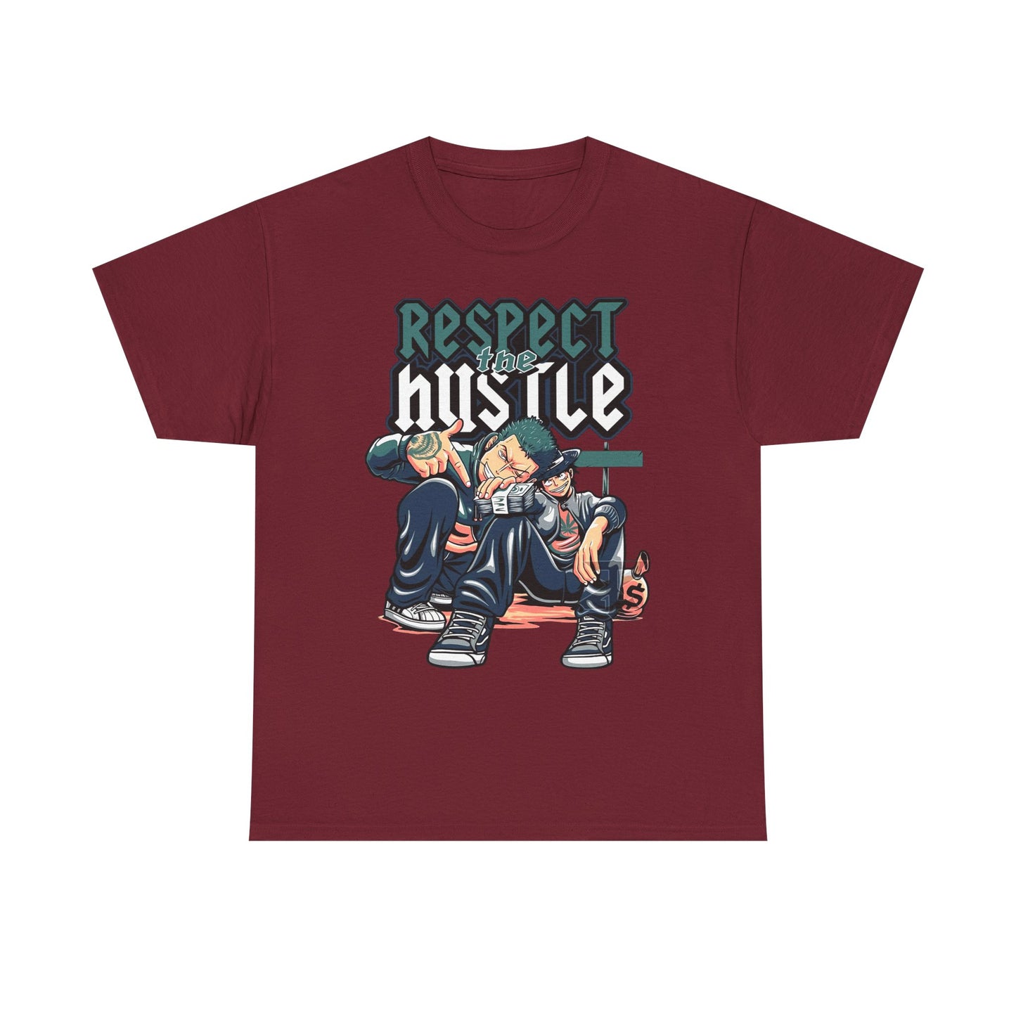 Respect the Hustle Unisex Heavy Cotton Tee - Streetwear Style Graphic Tee