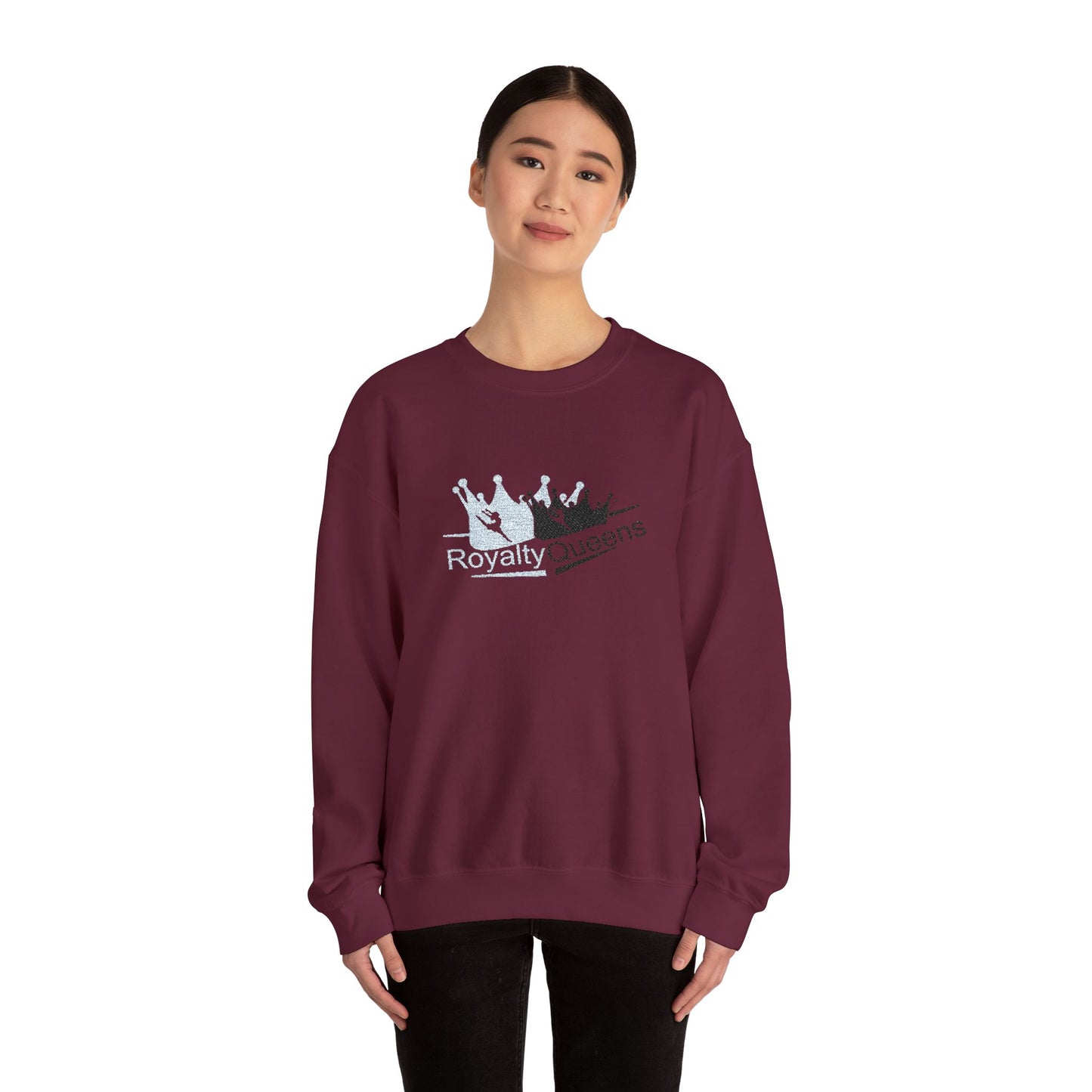 Queen Crown Crewneck Sweatshirt — 'Queens' Graphic Pride Pullover