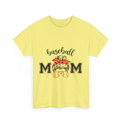 Baseball Mom Unisex Heavy Cotton Tee - Perfect for Game Day