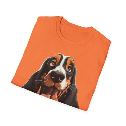 Cute Dog Graphic Unisex Softstyle T-Shirt - Perfect for Pet Lovers