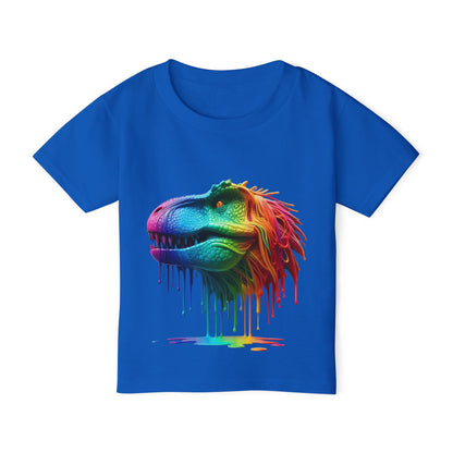 Rainbow T-Rex Toddler T-Shirt - Fun & Colorful Dino Tee for Kids
