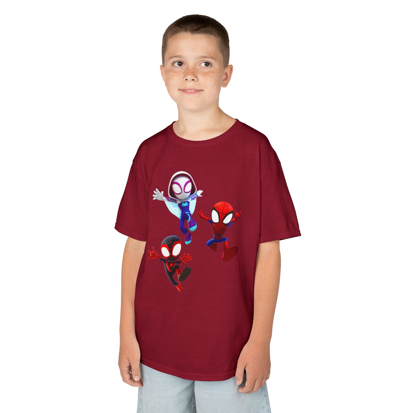 Kids Spider-Man Adventure Tee - Fun and Cozy Cotton T-Shirt for Young Superhero Fans