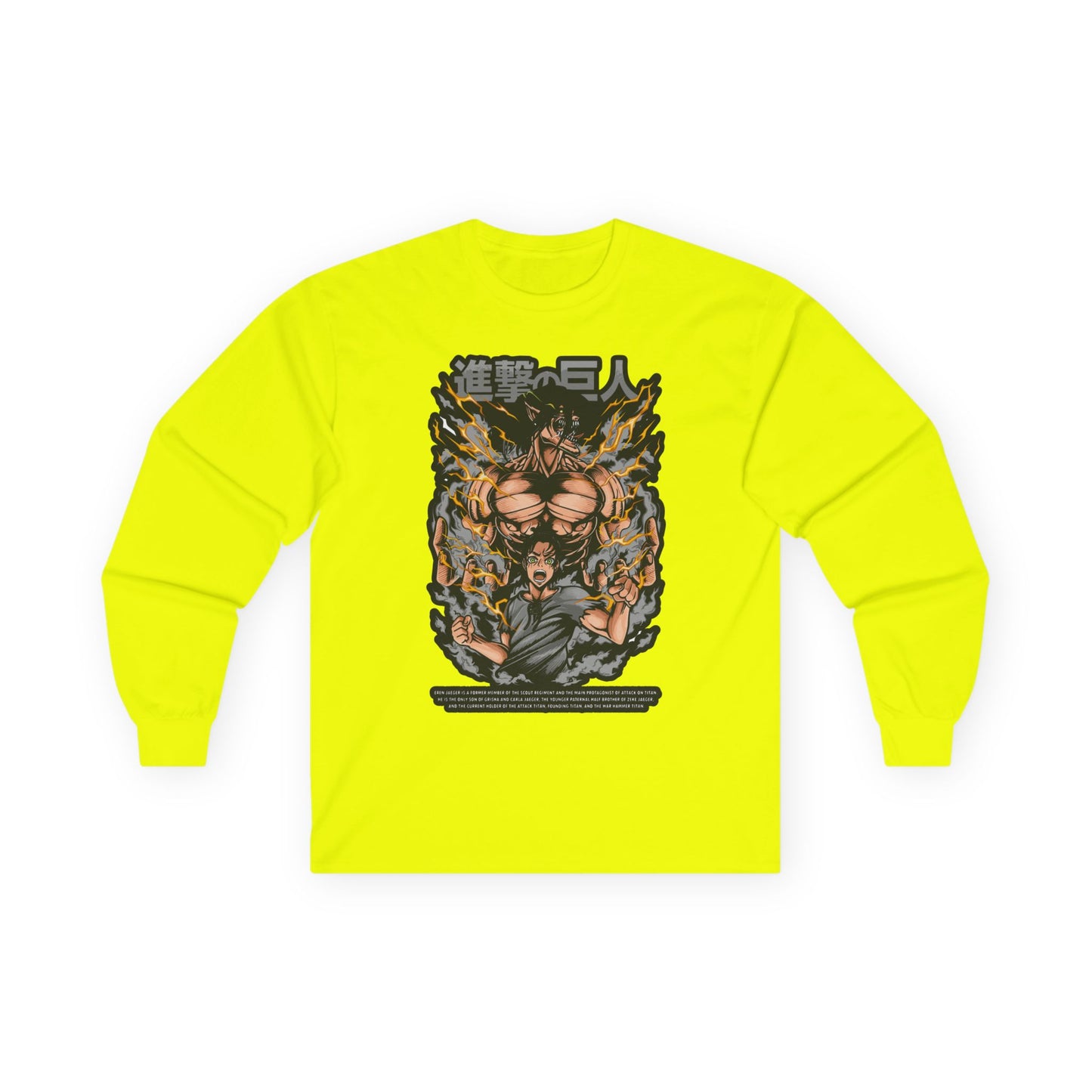 Attack on Titan Anime Long Sleeve Tee — Eren Titan Graphic Shirt