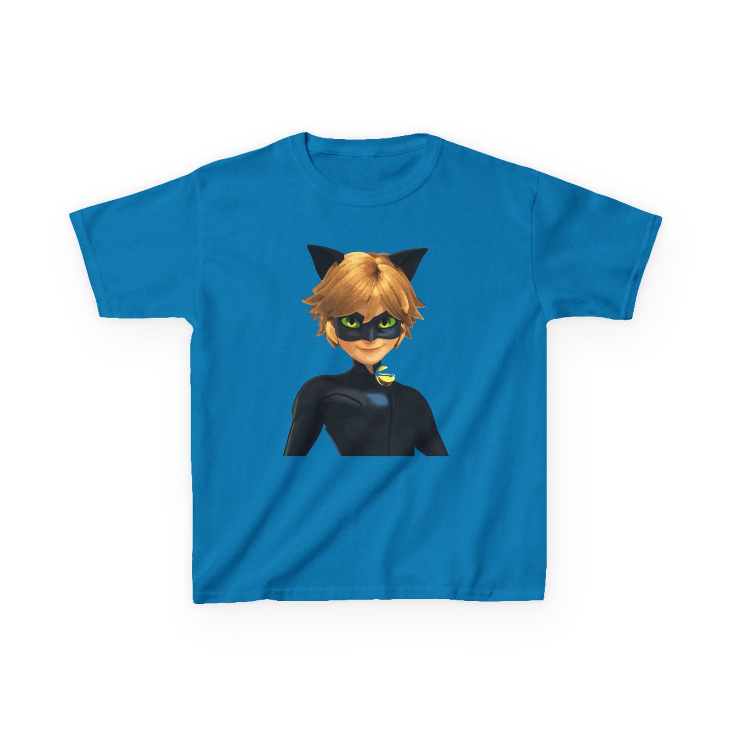 Kids Cat Superhero Tee, Cartoon Shirt, Children's Birthday Gift, Fun Playwear, Gift for Kids, Cat Lover Gift
