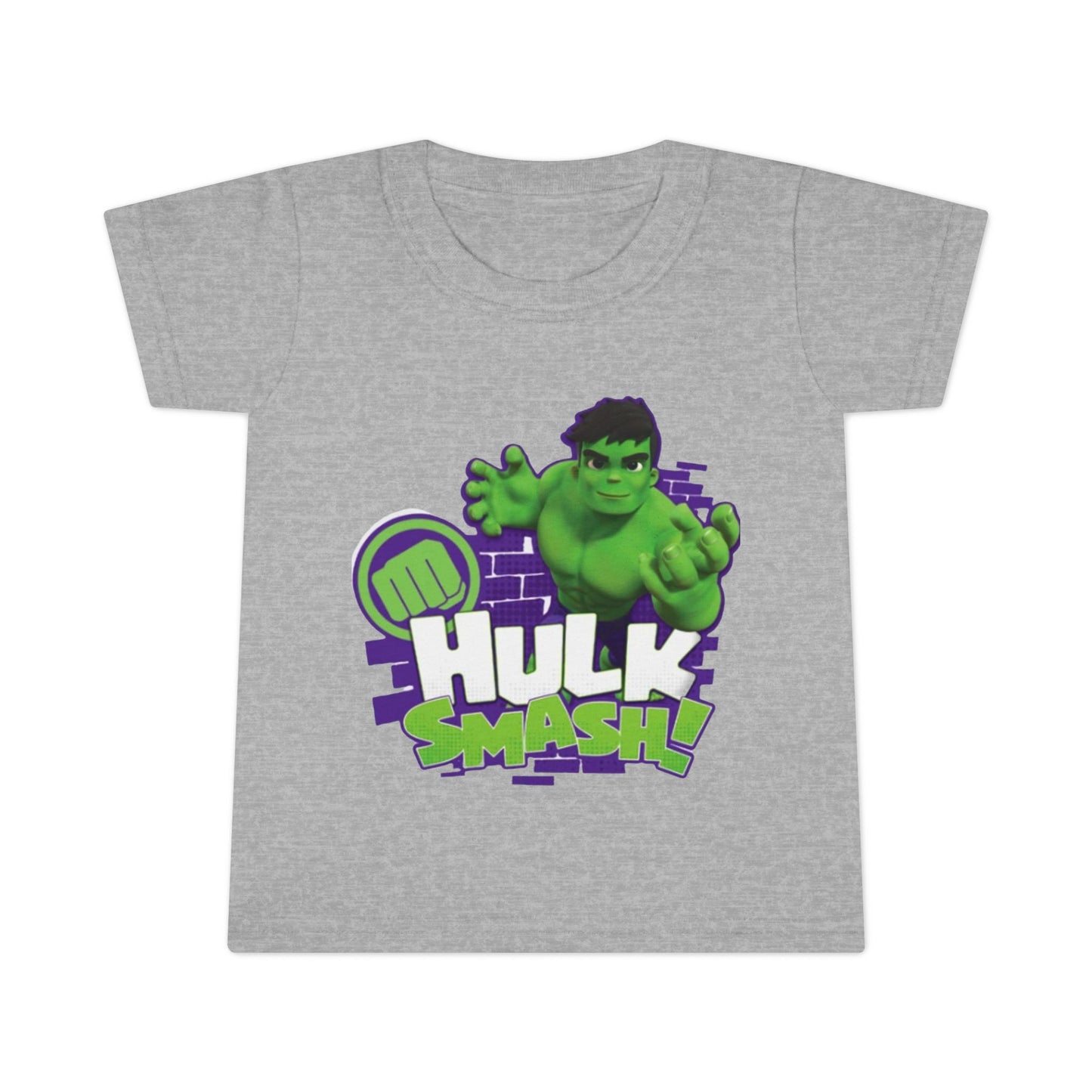 Hulk Smash Toddler T-Shirt - Fun & Playful Graphic Tee for Kids