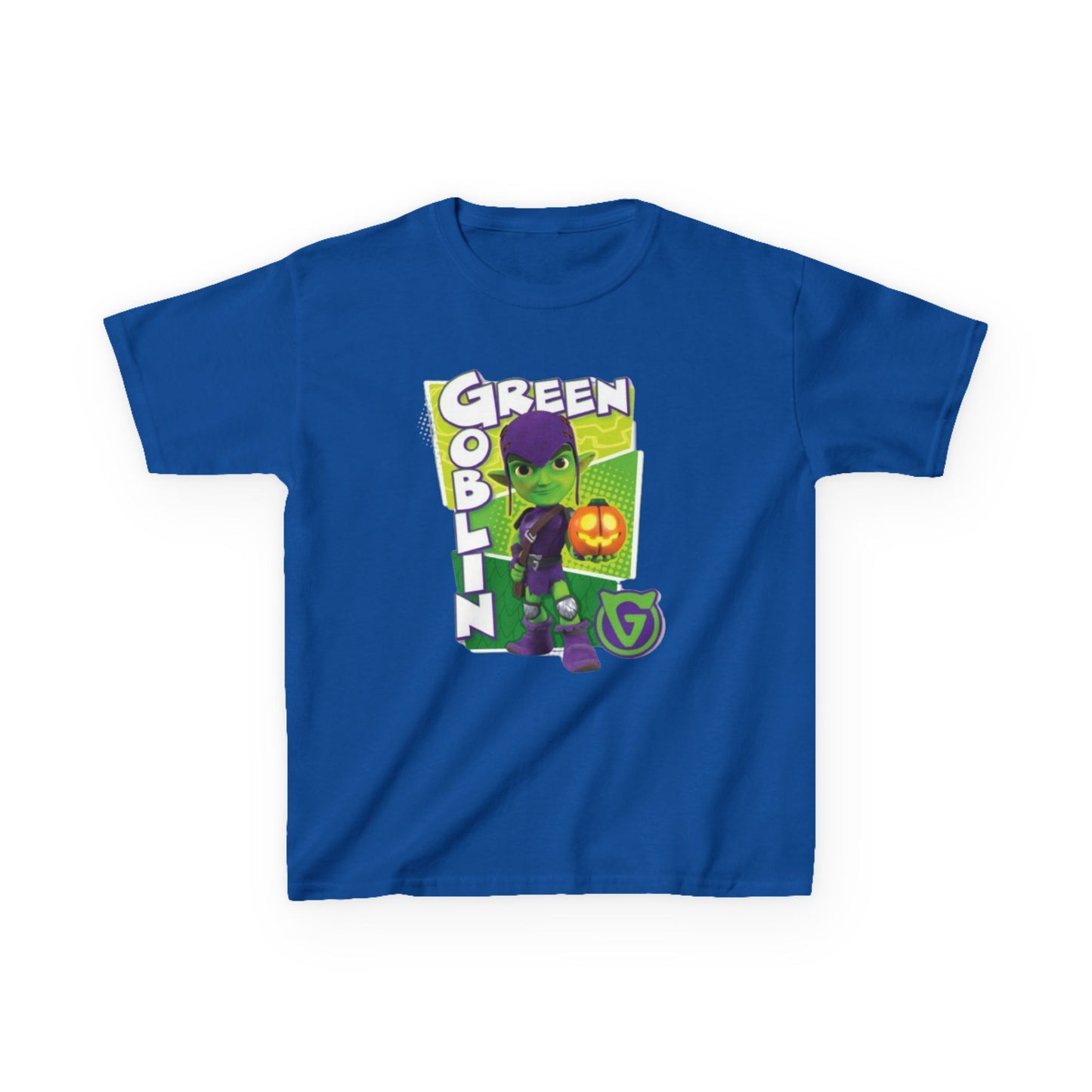 Kids Green Goblin Tee - Fun Halloween T-Shirt for Kids