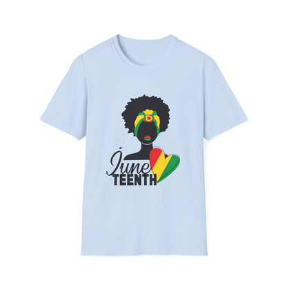 Juneteenth Celebration T-Shirt, Unisex Softstyle Tee, African American Pride Shirt, Freedom Day Apparel, Black History Month Gift