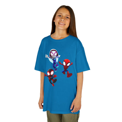 Kids Spider-Man Adventure Tee - Fun and Cozy Cotton T-Shirt for Young Superhero Fans