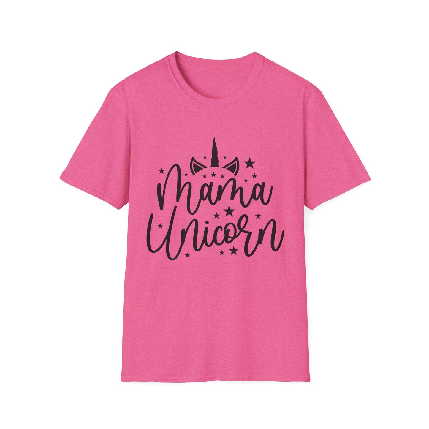Mama Unicorn Unisex Softstyle T-Shirt – Perfect Gift for Moms, Magical Occasions & Everyday Wear