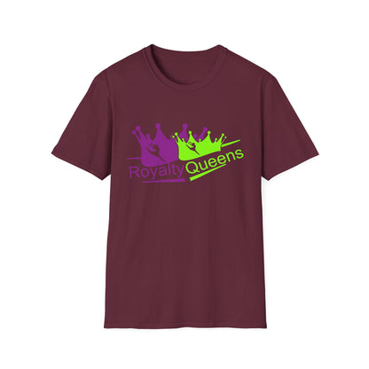 Royalty Queens Unisex T-Shirt | Fun Graphic Tee for Gifts, Celebrations, Birthdays, Crown Lovers, Casual Wear