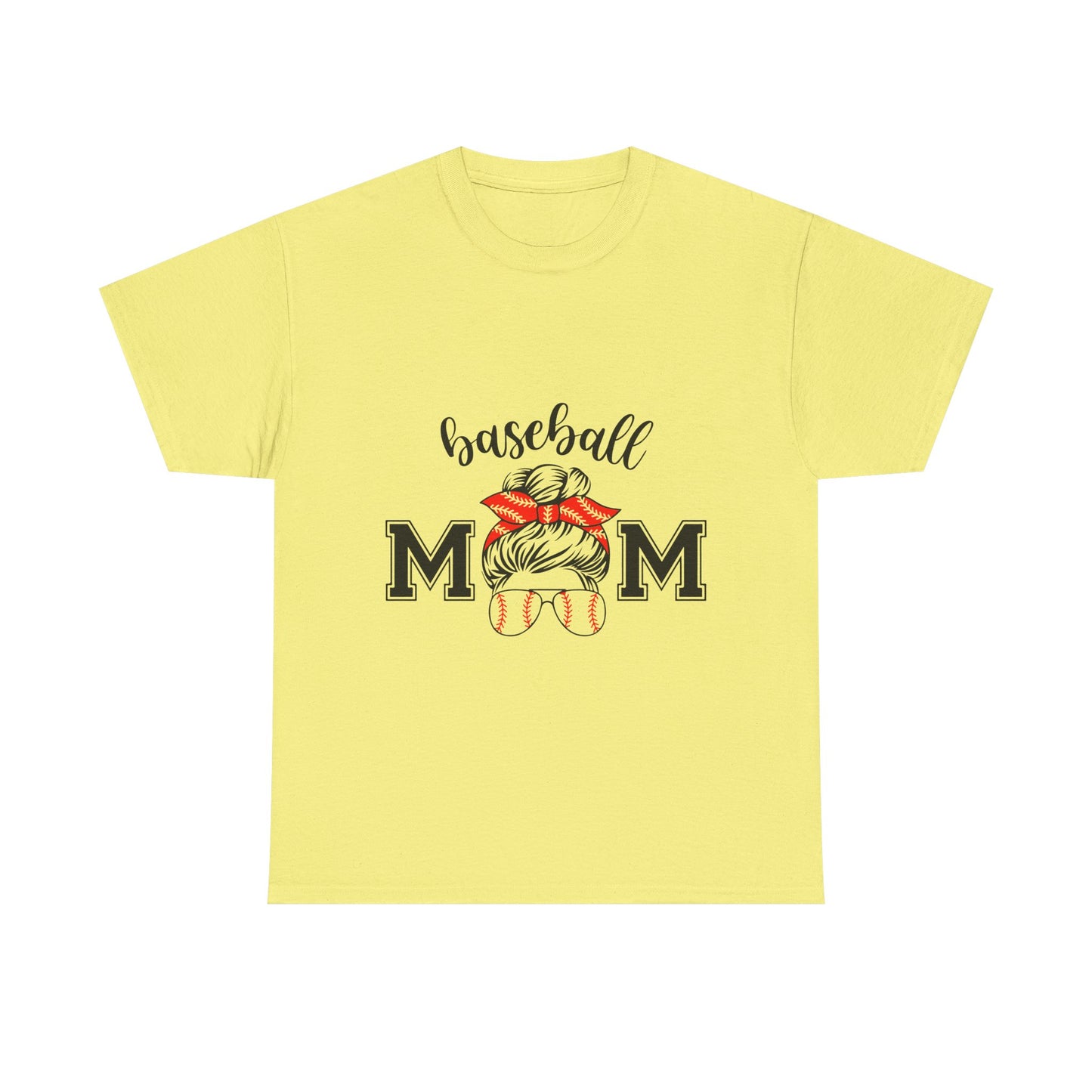 Baseball Mom Unisex Heavy Cotton Tee - Perfect for Game Day