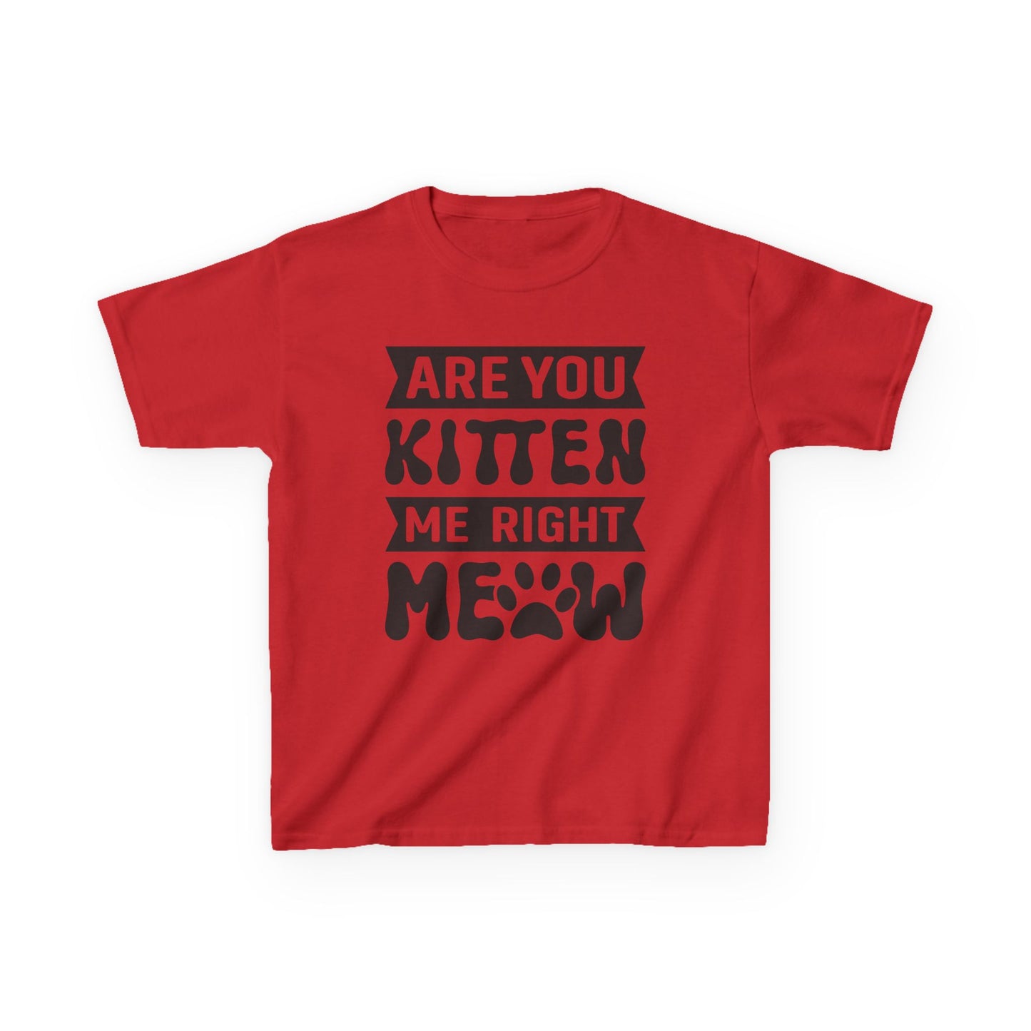 Cute Kids Tee - "Are You Kitten Me Right Meow" T-Shirt for Cat Lovers, Birthday Gift, Funny Pet Shirt, Kids' Humor Clothing, Animal [...]