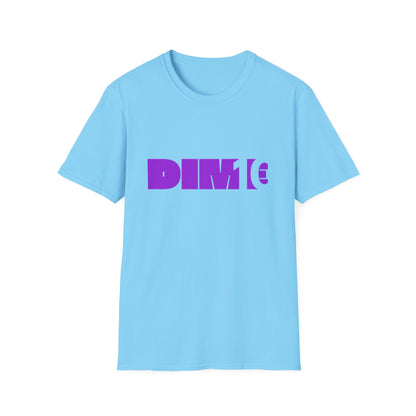 DIM T Unisex Softstyle T-Shirt - Trendy Streetwear Tee, Casual Apparel, Gift for Friends, Summer Fashion, Graphic Tee, Everyday Wear