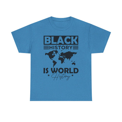 Black History Awareness Tee, Unisex Cotton T-Shirt, Black History Month Shirt, Cultural Pride Apparel, Educational Gift