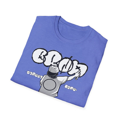 Skateboard Graffiti T-Shirt – Unisex Softstyle Tee for Streetwear Fans