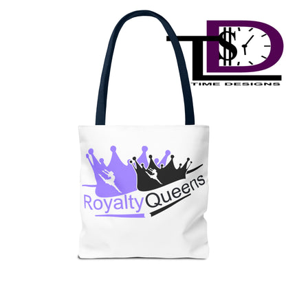 Royalty Queens Tote Bag, Stylish Shopping Tote, Gift for Queens, Dance Enthusiast Bag, Birthday Tote, AOP Design