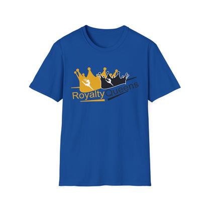 Royalty Queens T-Shirt, Unisex Softstyle Tee, Perfect for Gifts, Birthday Celebrations, Casual Wear, Empowerment Fashion, Unique Style