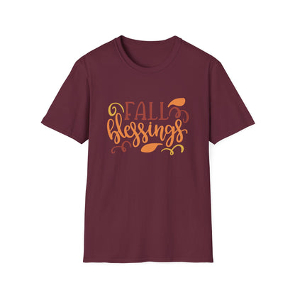 Fall Blessings T-Shirt, Cute Autumn Tee, Thanksgiving Gift, Cozy Casual Wear, Seasonal Graphic Shirt