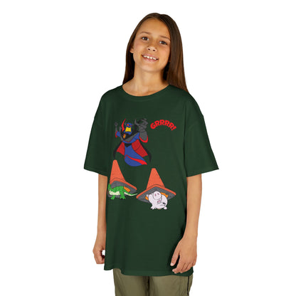 Kids Cartoon Battle Tee - Fun & Unique Grrr! Design