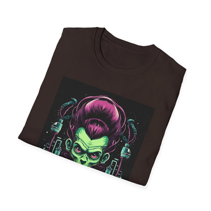 Cosmic Sci-Fi Graphic T-Shirt - Unisex Softstyle