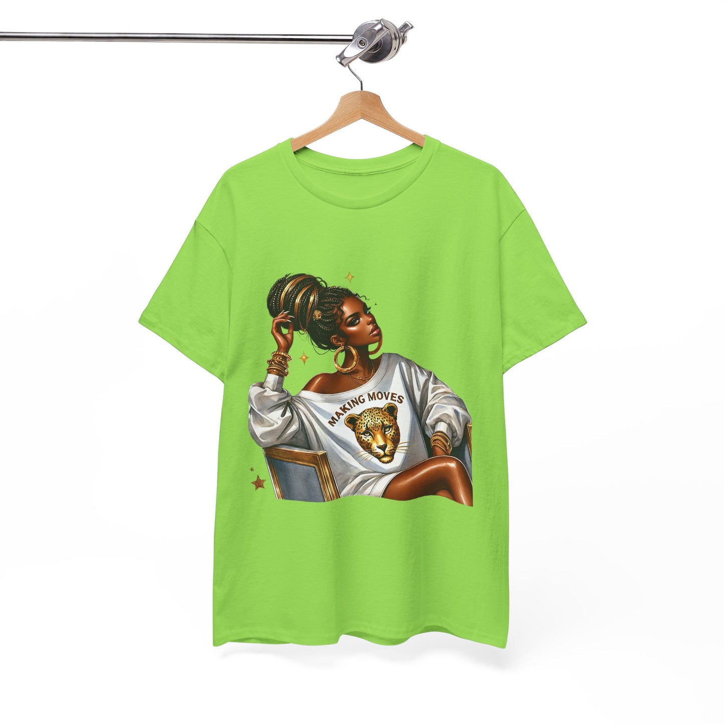 Empowering Women Graphic Tee - 'Making Moves' Heavy Cotton Unisex T-Shirt