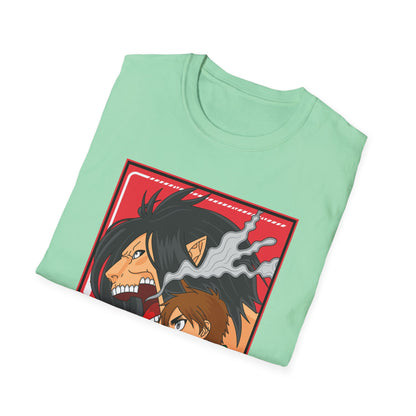 Anime-Inspired Unisex Tee - Softstyle T-Shirt, Casual Gift, Graphic Tee, Manga Apparel, Fan Merchandise
