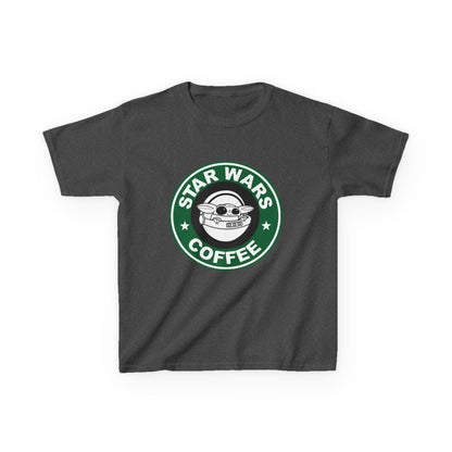 Star Wars Coffee Kids Tee, Fun Graphic T-shirt for Boys & Girls, Perfect for Birthdays, Star Wars Fans, Casual Wear