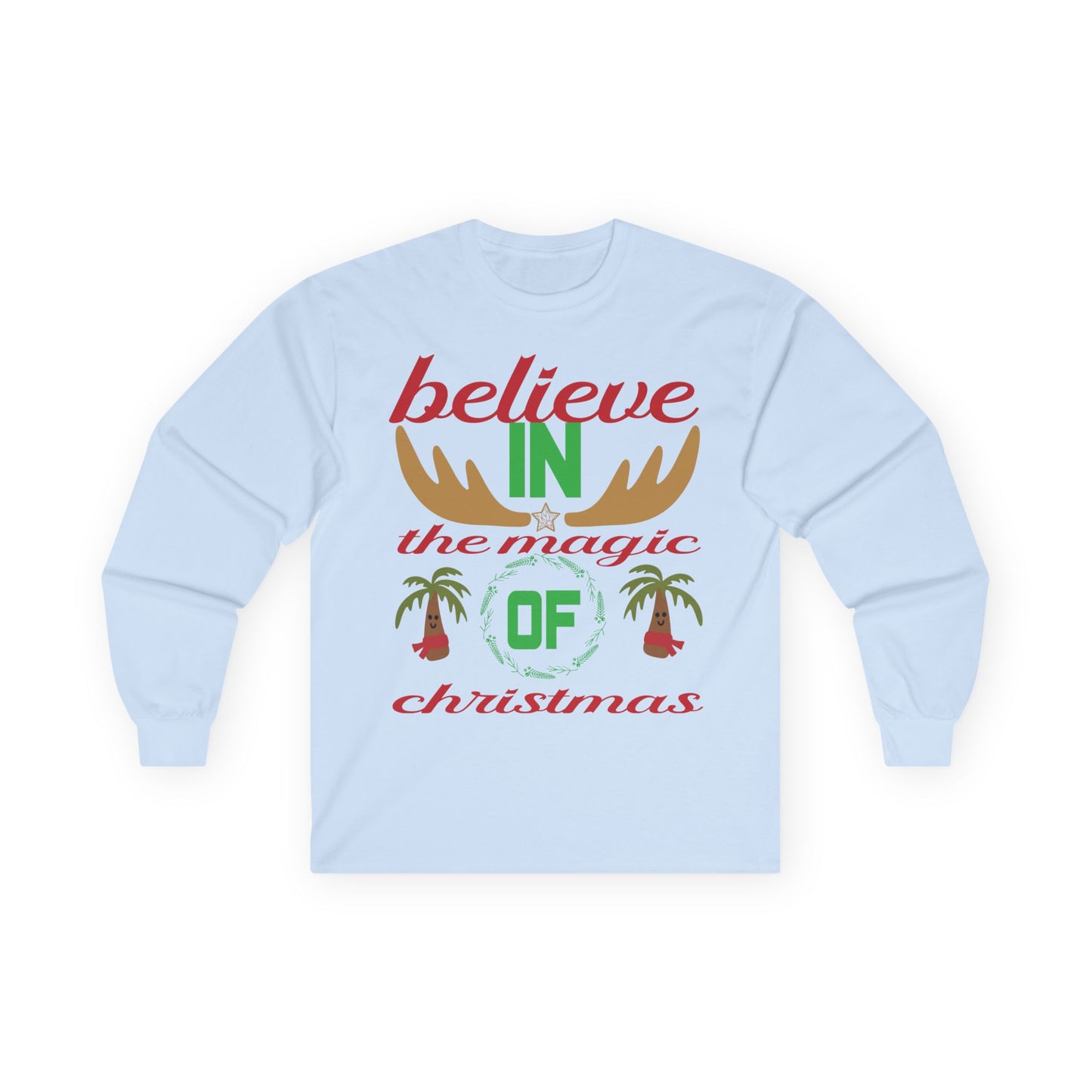 Believe in the Magic of Christmas Long Sleeve Tee, Holiday Apparel, Unisex Christmas Shirt, Festive Holiday Gift, Winter Clothing, [...]