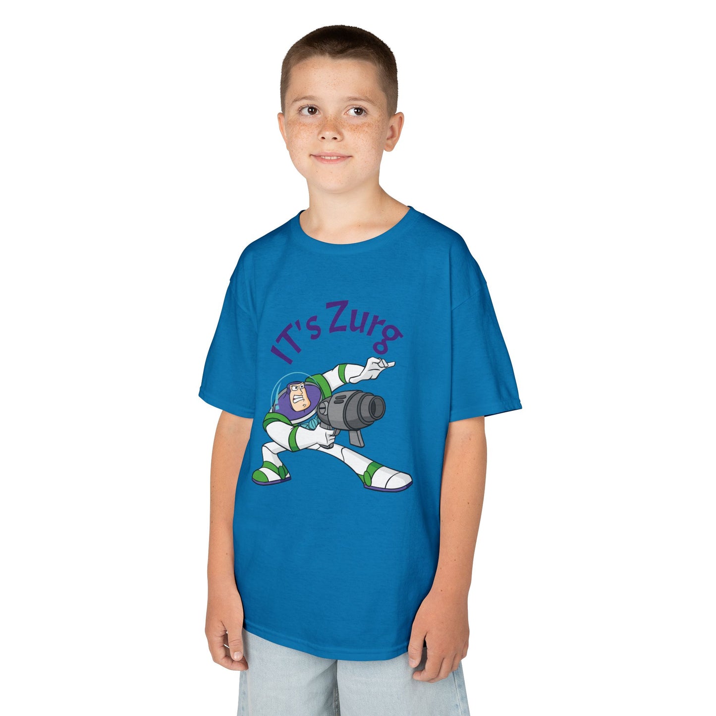 Kids Buzz Lightyear Tee - 'It's Zorg' Fun Cotton T-Shirt