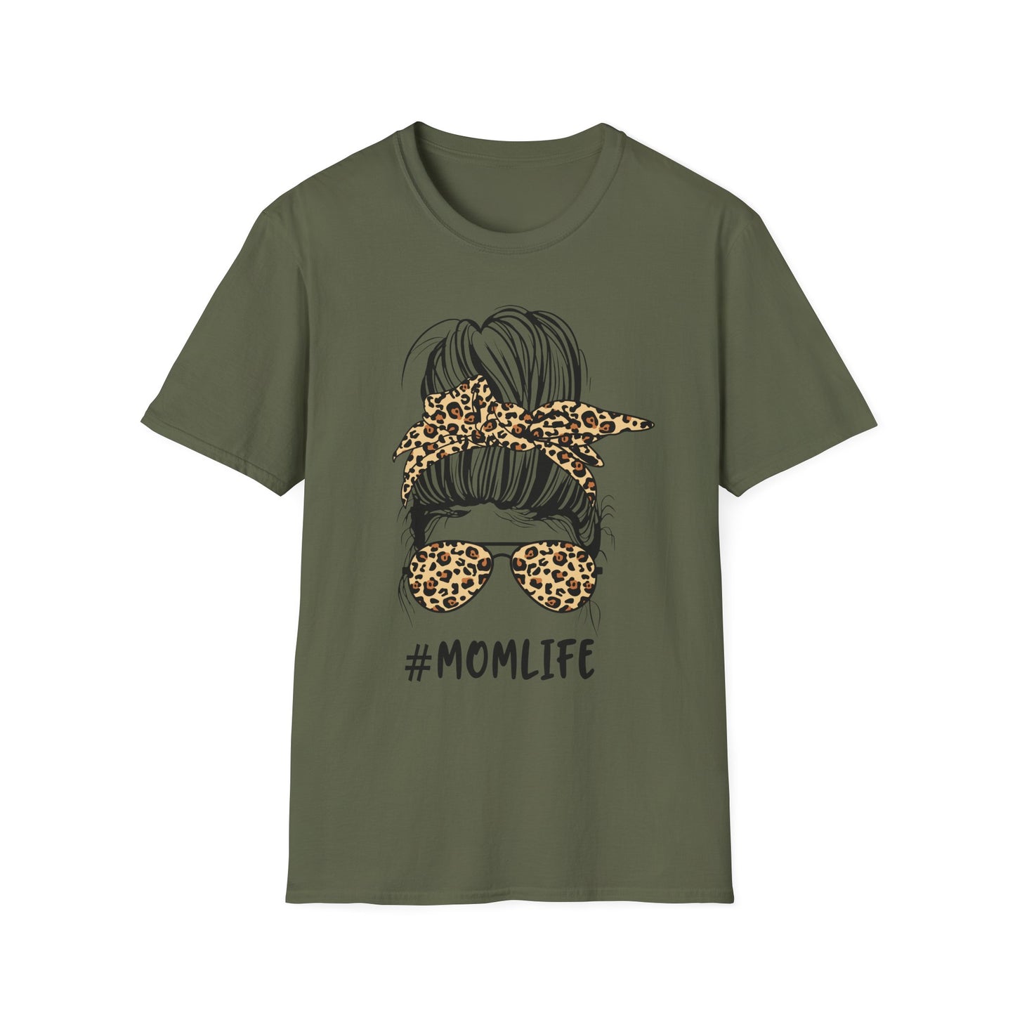 #MomLife Unisex Softstyle T-Shirt - Stylish and Comfortable for Mothers
