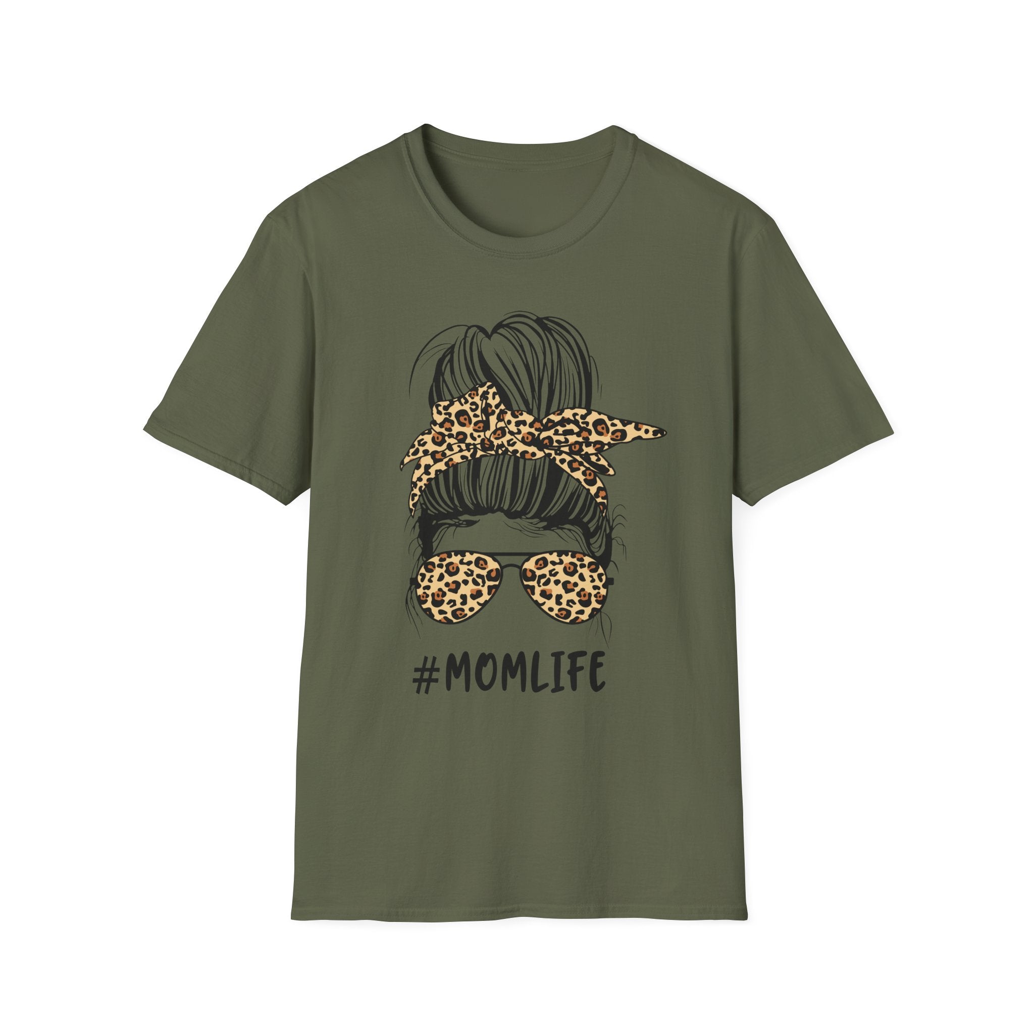 #MomLife Unisex Softstyle T-Shirt - Stylish and Comfortable for Mothers