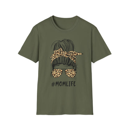 #MomLife Unisex Softstyle T-Shirt - Stylish and Comfortable for Mothers
