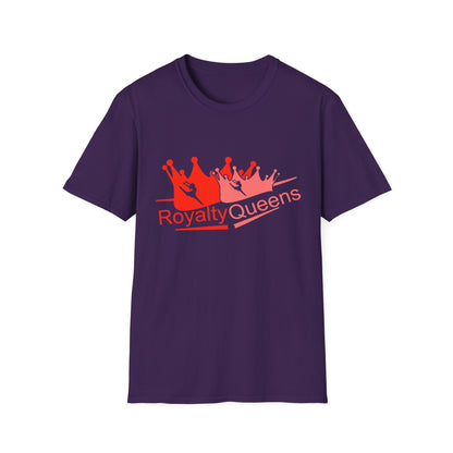 Royalty Queens Unisex Softstyle T-Shirt - Fun, Empowering, Comfortable Gift for Friends, Birthday, Celebration, Casual Wear