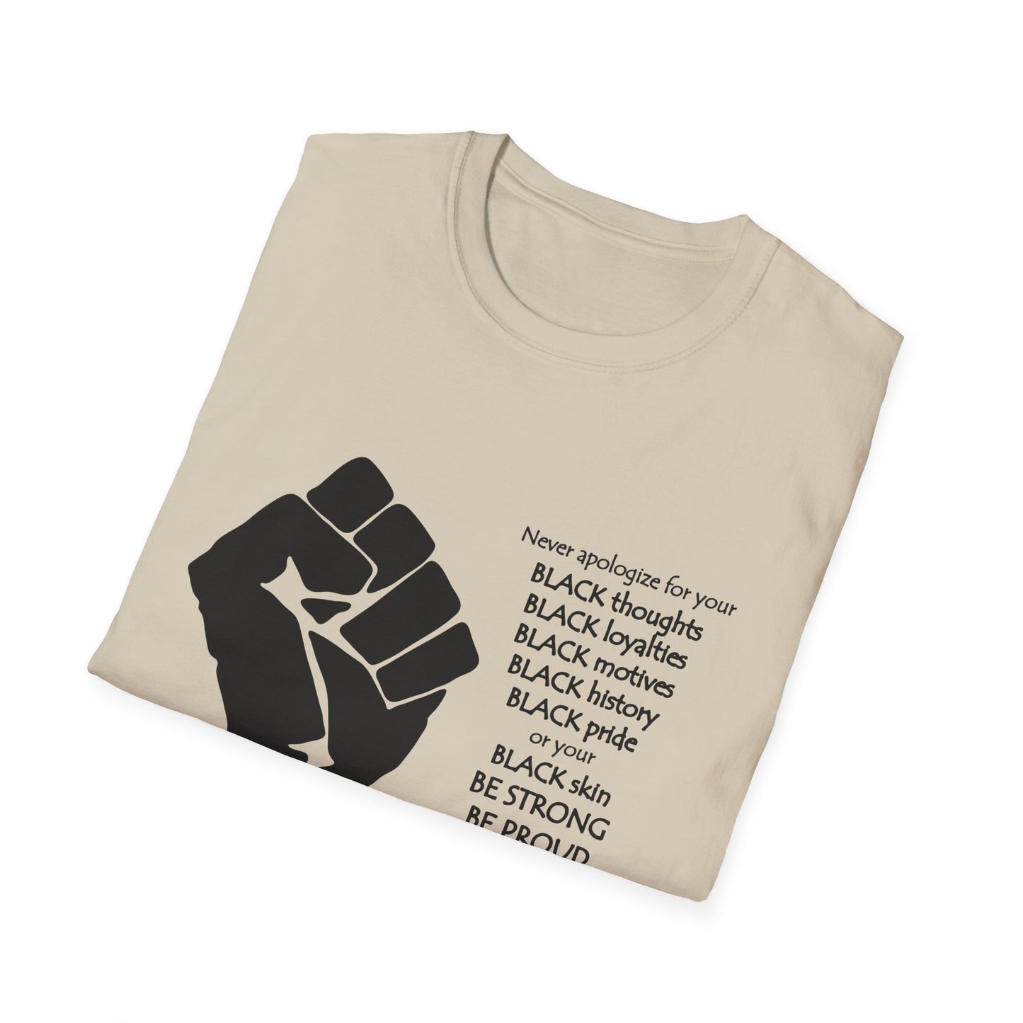 Empowerment Graphic T-Shirt: Unapologetically Black Tee, Activist Shirt, Social Justice Apparel, Inclusive Fashion, Statement Wear