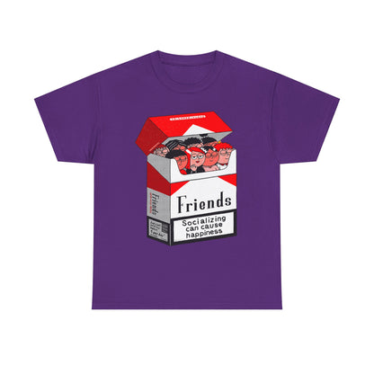 Friends Socializing Unisex Heavy Cotton Tee - Fun Graphic T-Shirt